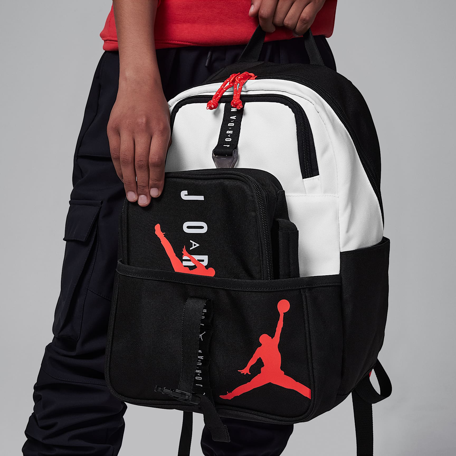 Air Jordan Big Kids' Backpack (18L) and Lunch Bag (3L). Nike.com